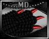 *MD* Furry Gloves Red