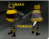 Funny Bee Costume M/F
