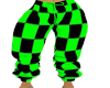 green checker  pants