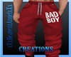 BadBoy Red Joggers