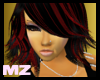 ~Mz~Blk/red Fanny  Hair