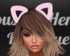 Pink Fur Cat Ears