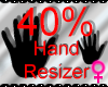 *I* Hand scaler 40%