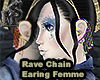 Rave Chain Earing Femme