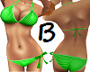 (B) Green Rave bikini