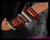 ~LK~ Red/Black Bracelets