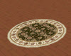 T~Round Olive Green Rug