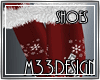 [M33]santa red boots
