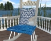 BLUE AND WHITE CHAIRS