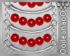 (I) Red Pearls Set