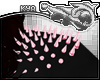 K| Pink Shoulder Spikes