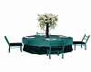 Teal Ball room Table