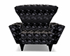 (c) Black Violet Chair