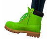 Lime Green Lace Boots F