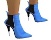 J* Blue Blank Ankle Boot