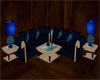 Royal Blue Couch n Table