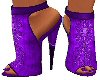 *F PURPLE FANCY PUMPS