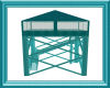 Airport Tower in Teal