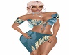 blue fern beach cover up