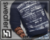 [H1]Blue Signs Sweater