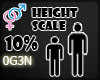 O| Height Scale 10%
