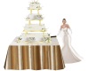 pastel de bodas elegante