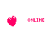 Heart online icon