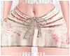 $K Floral Mini Skirt