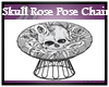 Skull Rose Pose Chair
