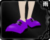 Purple Buckle Shoes