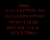 brb sign