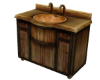 wood sink
