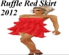 Ruffled Red Skirt 2012
