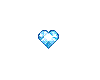 Cute Blue Loveheart Stic