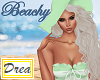 ~Beachy Blonde Green Hat