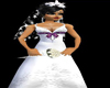 white bridel dress