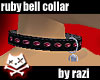 Bell Collar - Ruby