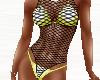 CRF* Yellow Net Bikini