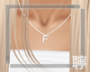 聹△ F Necklace