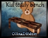 (OD) Kid teddy bench