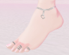 Pinku Nails Bare Feets