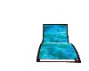 chaise longue bleu
