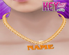 K* Drv Name Necklace M