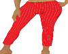 pencil pants red