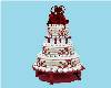 Wedding Cake w/Roses