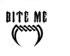 Male Tee "bite me"