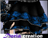 #D blue Mini skirt