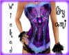 Wicked corset Purple