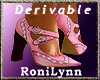 Dev Flapper Heel Pink