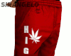 Red High Life Pants
